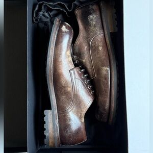 Dolce & Gabbana Distressed Brown Leather Boots